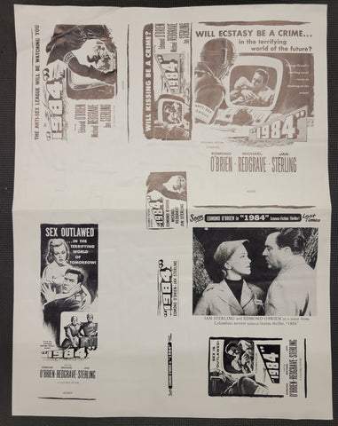 "1984" Original Movie Ad Clip Art Print