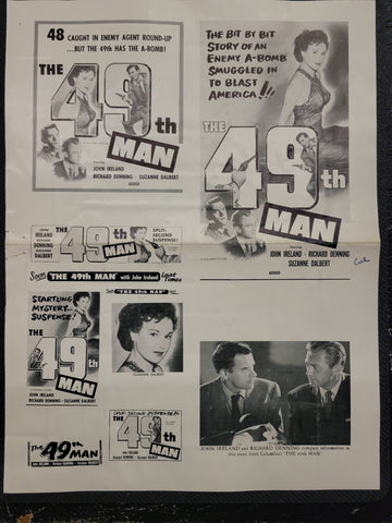 "The 49th Man" Original Movie Ad Clip Art Print