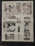 "Captain Kidd And The Slave Girl" Original Movie Ad Mat Mold and Ad Clip Art Print