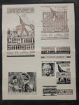 "Captain Sinbad" Original Movie Ad Mat Mold and Ad Clip Art Print