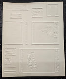 "The Flame Barrier" Original Movie Ad Mat Mold and Ad Clip Art Print