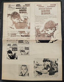 "The Game Is Over" Original Movie Ad Mat Mold and Ad Clip Art Print