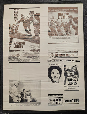 "Harbor Lights" Original Movie Ad Clip Art Print