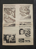 "Night Train To Paris" Original Movie Ad Mat Mold and Ad Clip Art Print