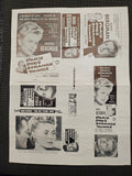 "Paris Does Strange Things (Elena And Her Men)" Original Movie Ad Mat Mold and Ad Clip Art Print