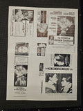 "The Story Of Esther Costello" Original Movie Ad Mat Mold and Ad Clip Art Print