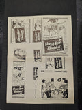"Tamahine" Original Movie Ad Mat Mold and Ad Clip Art Print
