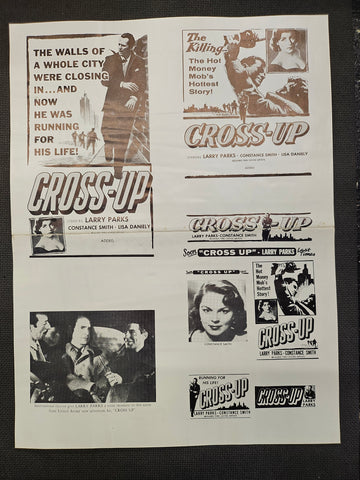 "Cross-Up" Original Movie Ad Clip Art And Ad Mat Mold