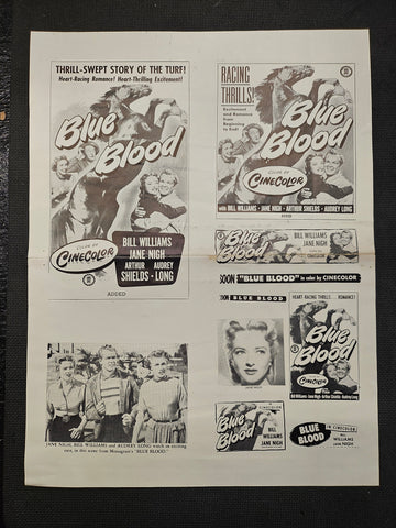 "Blue Blood" Original Movie Ad Clip Art And Art Print Mold