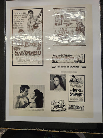 "The Loves Of Salammbo" Original Movie Ad Clip Art