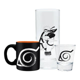 Naruto Shippuden Shot Glass, Espresso Mug and Glass Gift Set