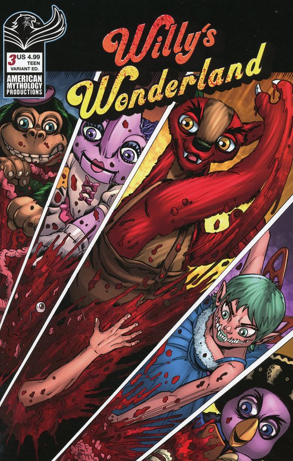 Willy's Wonderland Prequel #4 VF ; American Mythology Comic Book 