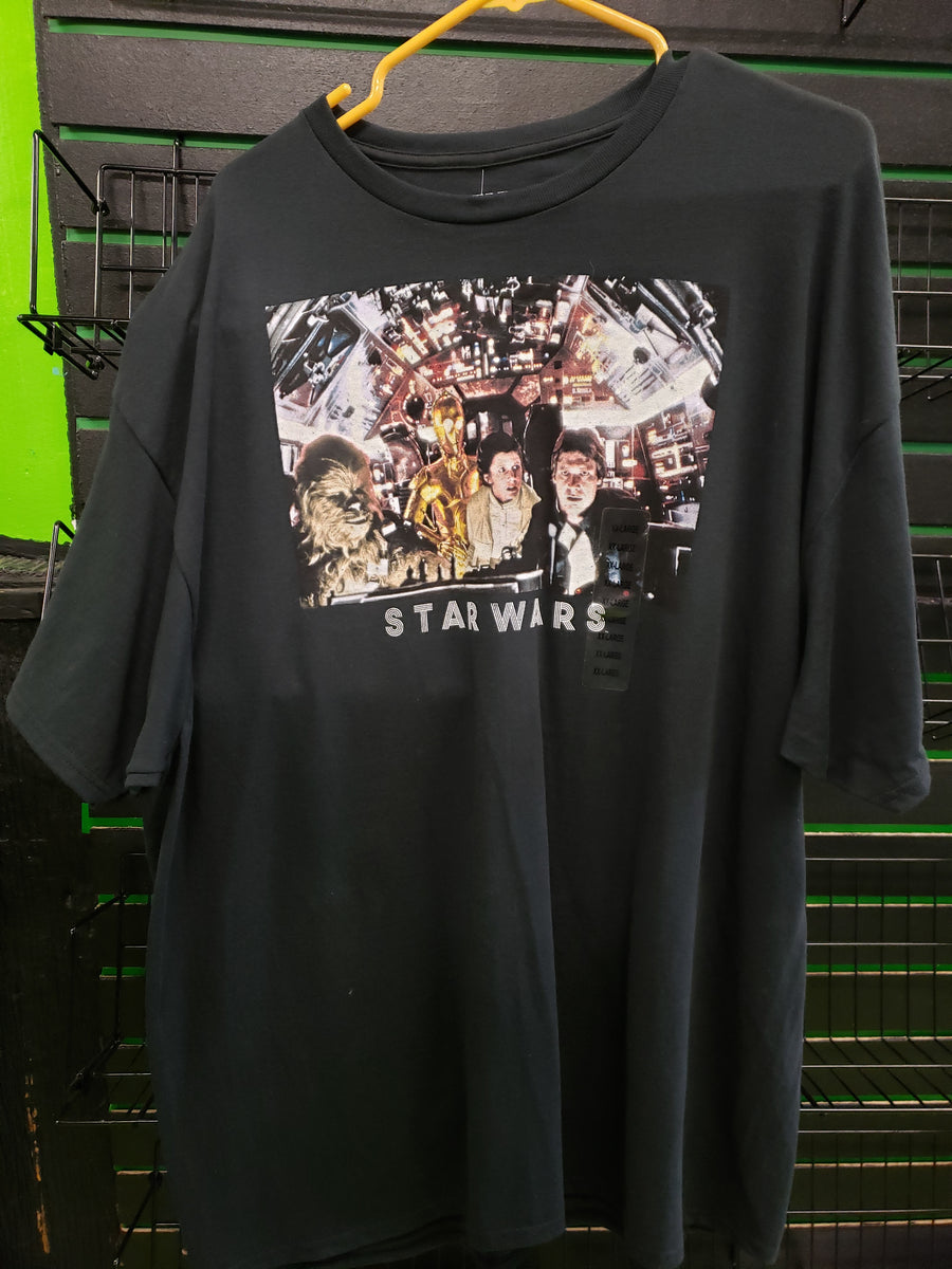 Classic Star Wars flying the Millennium Falcon size XXL