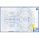 Star Trek: The Next Generation U. S. S. Enterprise NCC-1701-D Blueprints - Corn Coast Comics