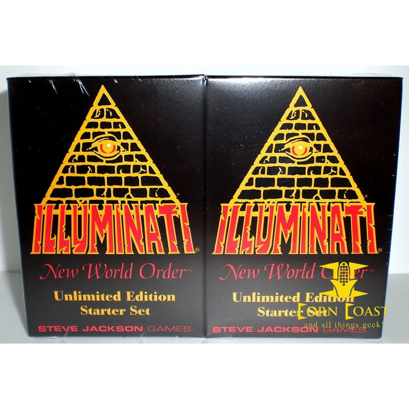 Illuminati New World Order Card Game Unlimited Edition Starter set Second  Printing with colored Titles by Steve Jackson 1994-1995