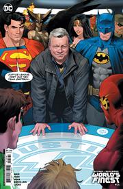 BATMAN SUPERMAN WORLDS FINEST (vol 1) #25 CVR G DAN MORA WILLIAM SHATNER CAMEO CARD STOCK VAR NM
