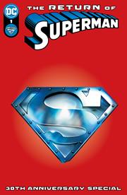 RETURN OF SUPERMAN 30TH ANNIVERSARY SPECIAL #1 (ONE SHOT) CVR C DAVE WILKINS STEEL DIE-CUT VAR NM
