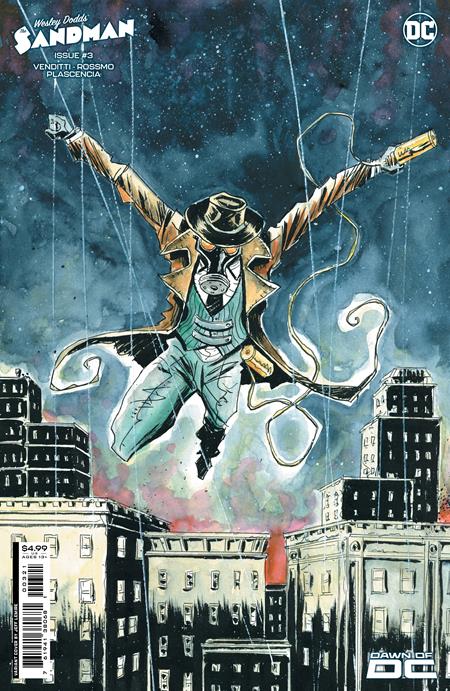 WESLEY DODDS THE SANDMAN (vol 1) #3 (OF 6) CVR B JEFF LEMIRE CARD STOCK VAR NM