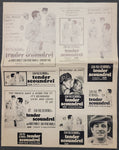 "Tender Scoundrel" Original Movie Ad Mat and Ad Clip Art Print