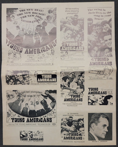 "Young Americans" Original Movie Ad Clip Art Print