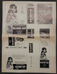 "Blow Up" Original Movie Ad Mat Mold and Ad Clip Art Print