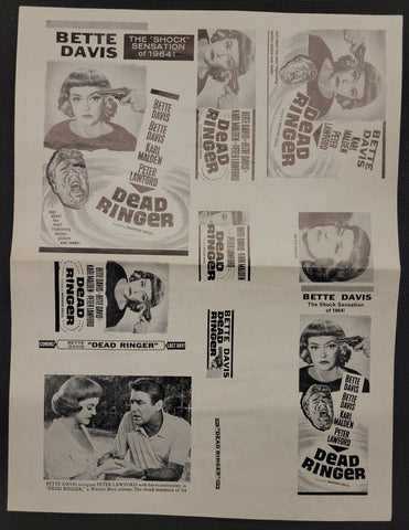 "Dead Ringer" Original Movie Ad Clip Art Print
