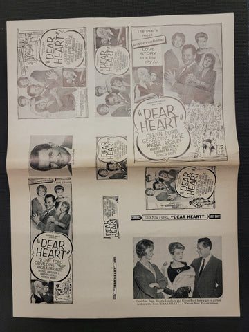 "Dear Heart" Original Movie Ad Clip Art Print