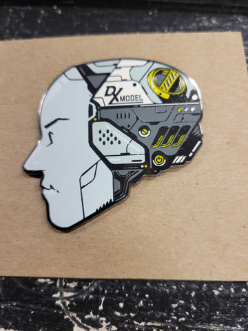 Loot Crate robotic head pin
