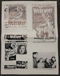 "The Werewolf" Original Movie Ad Clip Art Print