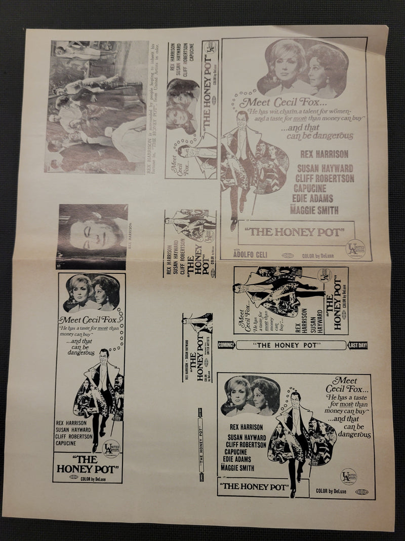 "The Honey Pot" Original Movie Ad Clip Art Print