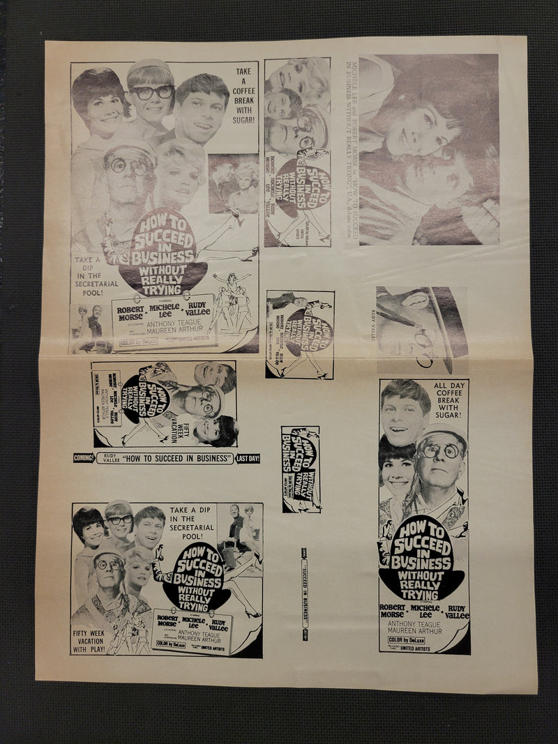 "How To Succeed In Business Without Really Trying" Original Movie Ad Clip Art Print