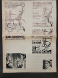 "Last Challenge" Original Movie Ad Mat Mold and Ad Clip Art Print