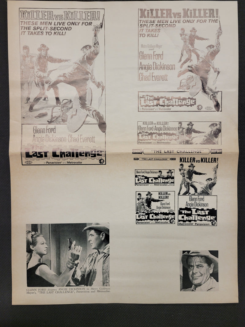 "Last Challenge" Original Movie Ad Clip Art Print