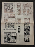 "Marco The Magnificent" Original Movie Ad Mat Mold and Ad Clip Art Print