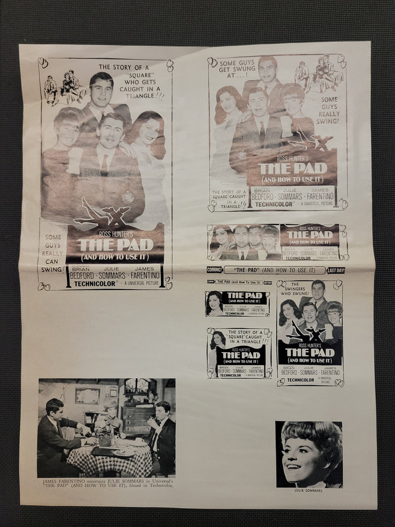 "The Pad (And How To Use It)" Original Movie Ad Clip Art Print