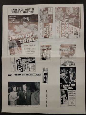"Term Of Trial" Original Movie Ad Clip Art Print