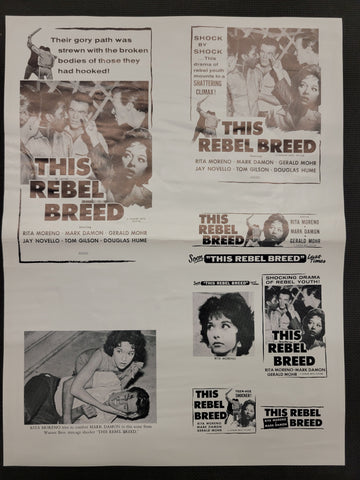 "This Rebel Breed" Original Movie Ad Clip Art Print
