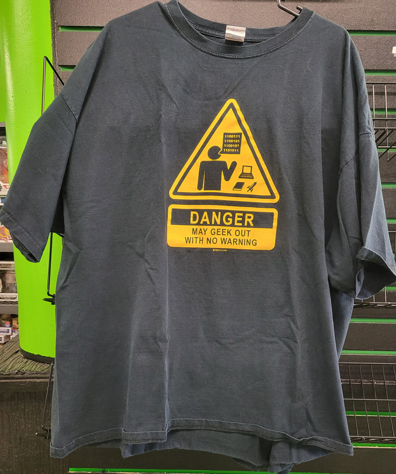 "May Geek Out With No Warning" 3XL Shirt