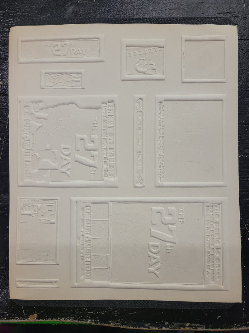 "The 27th Day" Original Movie Ad Mat Mold and Ad Clip Art Print