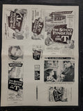 "The 5,000 Fingers Of Dr. T" Original Movie Ad Mat Mold and Ad Clip Art Print
