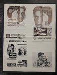 "Affair In Havana" Original Movie Ad Clip Art Print