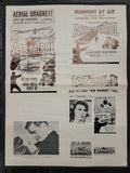 "Air Patrol" Original Movie Ad Mat Mold and Ad Clip Art Print