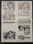 "Amazons Of Rome" Original Movie Ad Clip Art Print