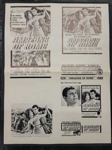 "Amazons Of Rome" Original Movie Ad Clip Art Print