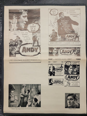 "Andy" Original Movie Ad Clip Art Print