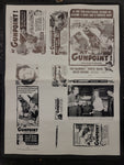 "At Gunpoint" Original Movie Ad Clip Art Print