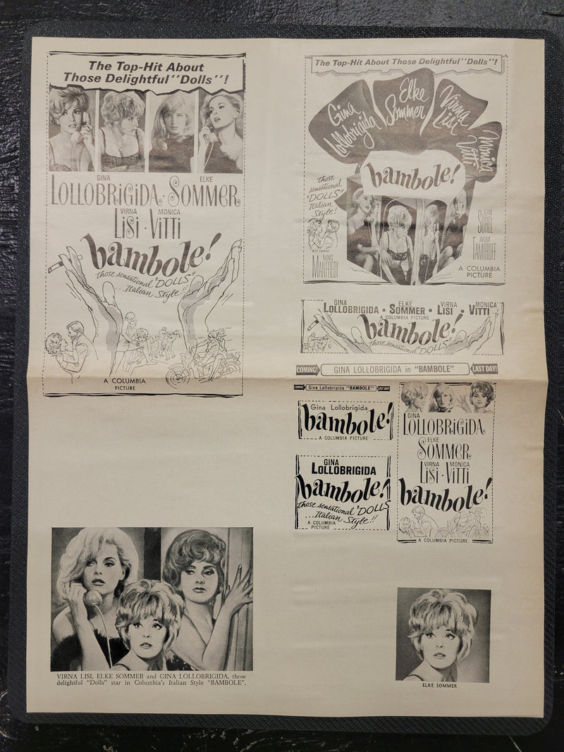 "Bambole! (The Dolls)" Original Movie Ad Clip Art Print