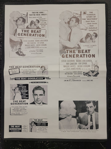 "The Beat Generation" Original Movie Ad Clip Art Print