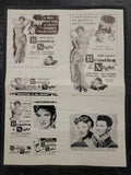 "Beauties Of The Night" Original Movie Ad Mat Mold and Ad Clip Art Print