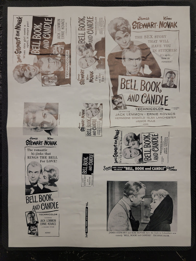 "Bell, Book, And Candle" Original Movie Ad Clip Art Print